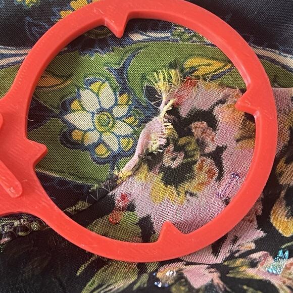 VTG Kariza Wrap Skirt Womens One Size Black Layer Boho Sheer Festival India Silk - Picture 9 of 9